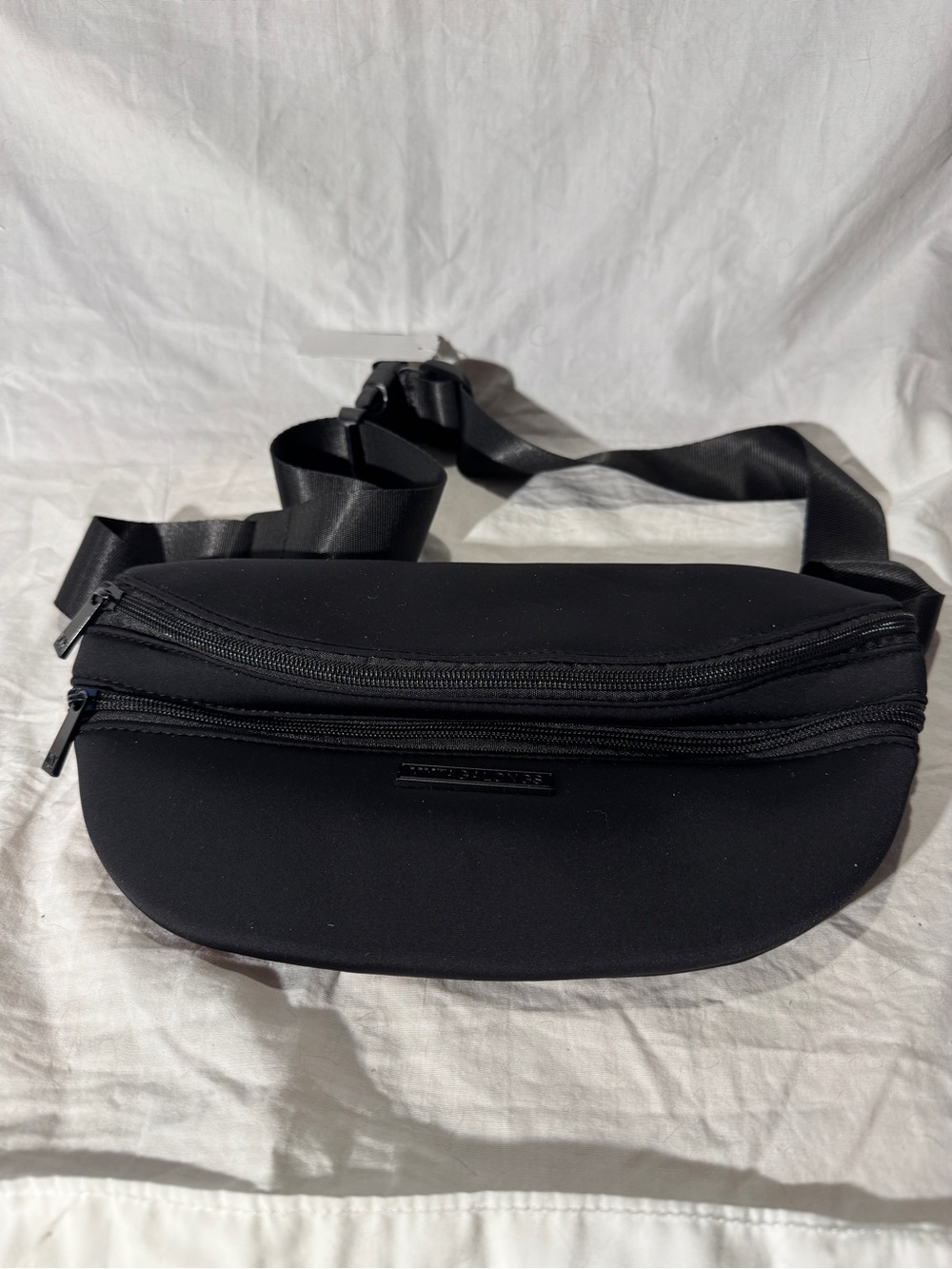 NWT My Tagalongs black neoprene belt bag